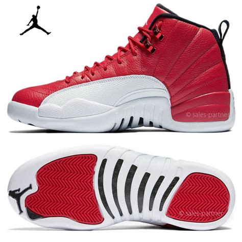 air jordan 12 retro white red